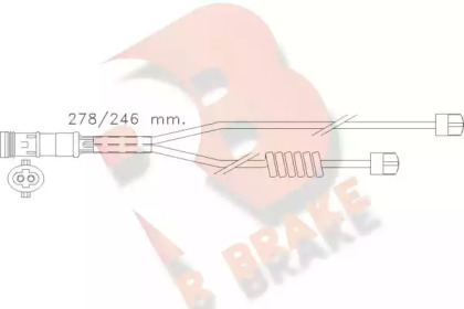 Контакт R BRAKE 610302RB